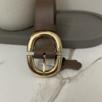 ΔΕΡΜΑΤΙΝΗ ΖΩΝΗ ΚΑΦΕ ΜΕ ΧΡΥΣΗ ΜΙΝΙΜΑΛ ΟΒΑΛ ΑΓΚΡΑΦΑ