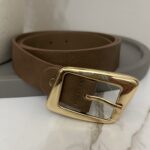 ΖΩΝΗ ECO LEATHER ΤΑΜΠΑ ΜΕ ΧΡΥΣΗ ΜΙΝΙΜΑΛ ΑΓΚΡΑΦΑ