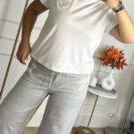 LOVELLE TSHIRT ΜΕ ΠΕΡΛΕΣ ΛΕΥΚΟ