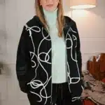 IRIA ZAKETA ΒΕΛΟΥΔΟ ΚΟΤΛΕ ΜΑΥΡΗ ΜΕ ΣΧΕΔΙΑ