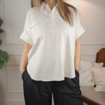 THERA ΜΠΛΟΥΖΑ ΜΕ ΚΟΥΜΠΑΚΙΑ ΚΑΙ ΠΕΤΟ ΜΠΕΖ